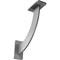 Ekena Millwork Bradford Steel Bracket, Hammered Gray 2"W x 9"D x 9"H BKTM02X09X09BRHGY - alternate 1